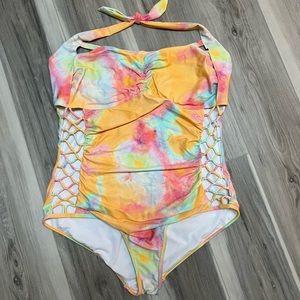 Tie dye swimsuit